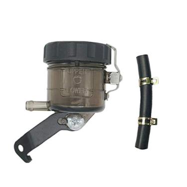 Imagem de Tanque de bomba de cilindro mestre de freio dianteiro para motocicleta, copo de óleo, reservatório de garrafa de fluido com suporte compatível com Kawasaki NINJA636/1000 ZX-6R ZX6R ZX 636 ZX-10R ZX10R