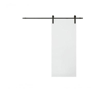 Imagem de Porta Celeiro De Correr Laqueada Branca 210x70