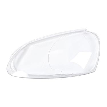 Imagem de Hihaha Tampa da lente do farol farol lente transparente No.1K6941005S para VW Golf 2005-2009 PC transparente 1 peça dianteira esquerda carro