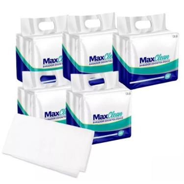 Imagem de Babador Campo Impermeável Descartável Bancada Dentista C/500 - Maxclea