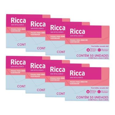 Imagem de 400 Folhas Lenço De Papel Removedor De Oleosidade Ricca