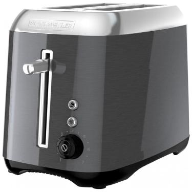 Imagem de Torradeira Elétrica 2 Fatias com 7 Niveis de Tostagem e Bandeja de Migalhas, 850W, Black Decker, Preta