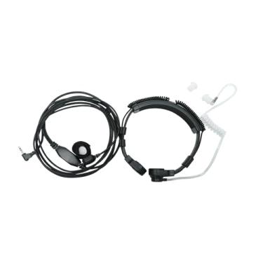 Imagem de Sarcia Fone de ouvido de microfone garganta de 1 pino de 2,5 mm com PTT para Motorola Talkabout t200tp t260tp t100 t200 t600 t800 mr350r Garmin Rino Rádios bidirecionais