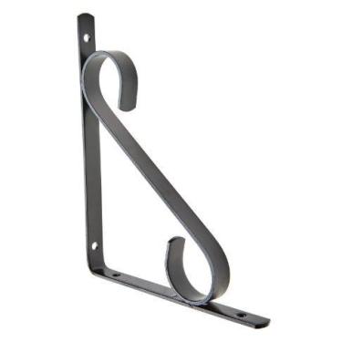 Imagem de Suporte Mão Francesa Colonial Preta 30cm - PRAT-K