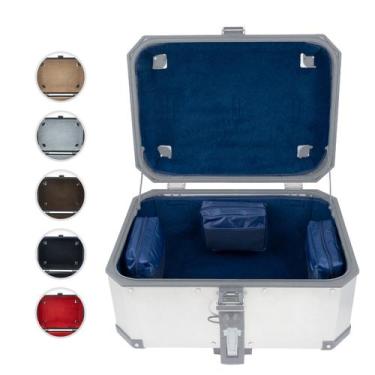 Imagem de Forração Baú Givi Monokey OBKN58 Premium 58 Litros - Jaspe Ateliê, Azu