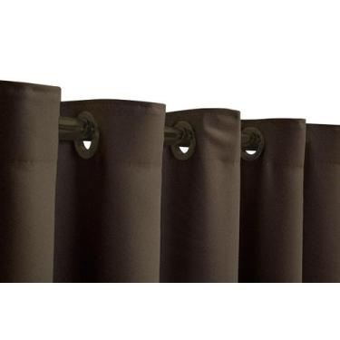 Imagem de Cortina Blackout Tecido Grosso 2,60 Larg x 1,50 Alt P/Sala Quarto Jane
