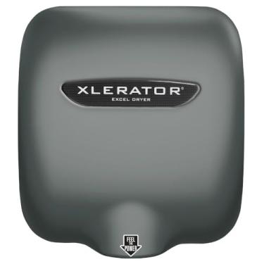 Imagem de XLERATOR Secador De Mãos Automático De Alta Velocidade Xl-Sp Com Capa Cinza E Bico De Redução De Ruído 1.1, 12,5 A, 110/120 V (Cinza)