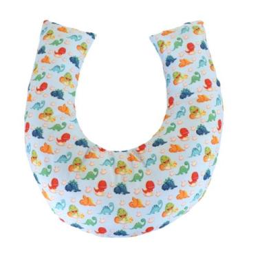 Imagem de Almofada Amamentação para Bebê Sublimada com Zíper - AVM Enxovais, Din