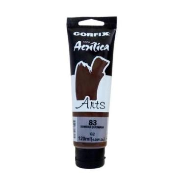 Imagem de Tinta Acrílica 120ml G2 083 Sombra Queimada Corfix, 083 - SOMBRA QUEIM