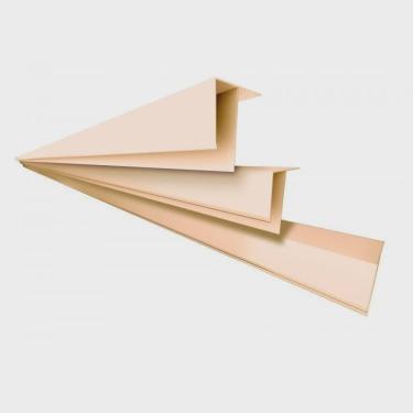 Imagem de Kit 10 Caixas com 90 M Perfil F Polifort 8mm X 3cm X 3,00m barra Nogueira