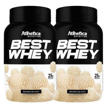 Imagem de Kit 2 Best Whey Protein Isolado Beijinho Coco 900G Atlhetica