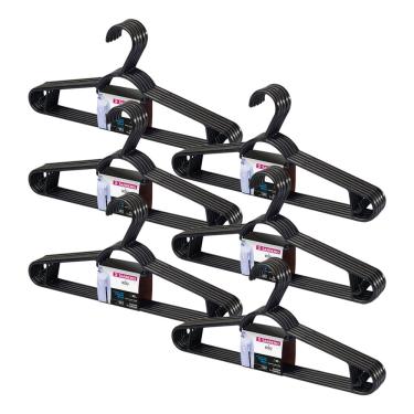 Imagem de Kit 30 Cabide Sanremo Adulto Reforçado Organizador De Roupas