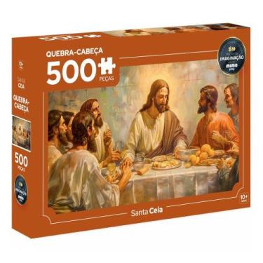 Imagem de Quebra-Cabeça Santa Ceia 500 Peças - Mimo