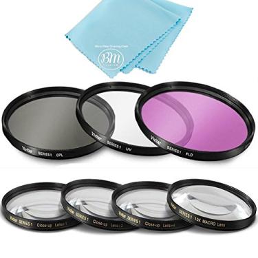 Imagem de Conjunto de filtros de 77 mm para câmera Canon EOS R, EOS R5 II, EOS 6D, EOS 6D II, EOS 5D IV com lente EF 24-105 mm USM - Inclui kit de filtro de 3 peças (UV-CPL-FLD) e conjunto de filtros de