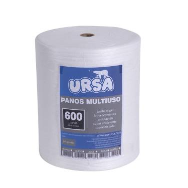 Imagem de 600 Panos Multiuso Perfex 28x40cm Inoven 240m Limpeza Branco