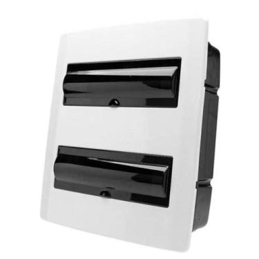 Imagem de Quadro Distribuição Para 24 Disjuntores Din Quadro Disjuntor - Ilumi