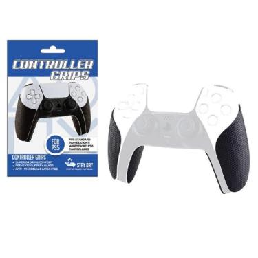 Imagem de Grip de Silicone para Controle DualSense PS5, Capa Antiderrapante, Preto