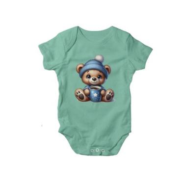 Imagem de Body Criança Com Designer Urso Pelúcia Com Touca Coffe - Lobo Sete, Ve