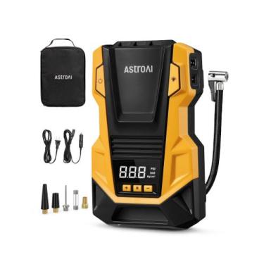Imagem de Inflador de pneus AstroAI AC/DC Compressor de ar portátil 150PSI