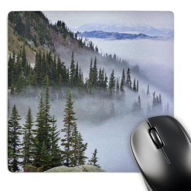 Imagem de 3dRose British Columbia, Whistler Mountain, Nuvens - CN02 Mfr0033 Mouse Pad, 8" x 8" (mp_135034_1)