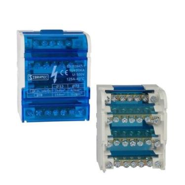 Imagem de Bloco de Distribuição Modulr com 4 Barramentos X 7 Ligações - 125A - F