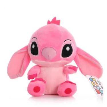 Imagem de Pelúcia Stitch E Angel Namorados 20cm Musical Super Macio - Disney, An