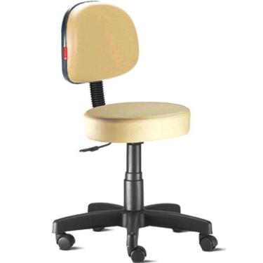 Imagem de Cadeira Mocho Odontologico Tatuador Maca Estetica Com Encosto varias c