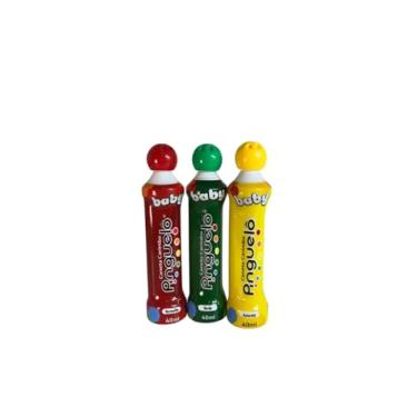 Imagem de Kit 3 Canetas Carimbo Pinguelo Baby 40ml - Cores Primárias