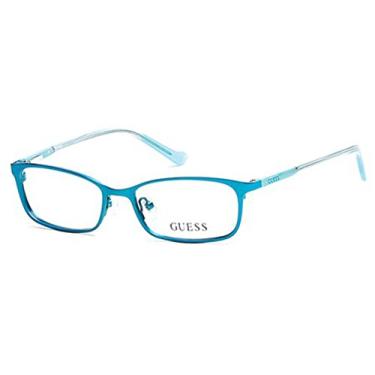 Imagem de Guess GU9155 Armação de óculos - Armação azul claro fosco, diâmetro da lente de 48 mm GU915548085, Azul claro, 48mm