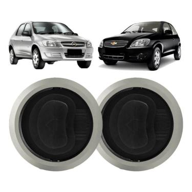 Imagem de Difusor Ar Central Lateral Celta Prisma (2Un) Prata