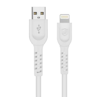 Imagem de Cabo Dual Shock ( Iphone / Ipad ) Lightning - Branco - 1,2M (Mfi Homologado) - Gshield