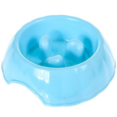 Imagem de Comedouro Tigela Alimentação Lenta 18x5,5cm 350ml Azul