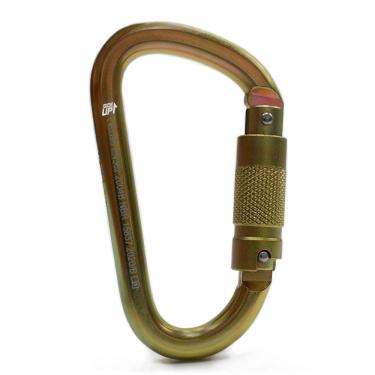 Imagem de Mosquetão Aço 40kn D Automático Tripla Trava Sideup Ce Nbr