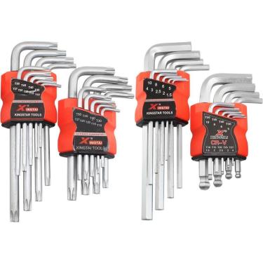 Imagem de Combo Jogo De 36 Chaves Allen Hexagonal E Torx 1,5 A 10mm