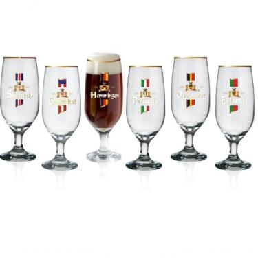Imagem de Conjunto Taças Premium Floripa Gold Beer Com Filete