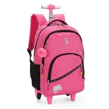 Imagem de Mochila De Rodinhas Grande 28l Barbie Pink Luxcel