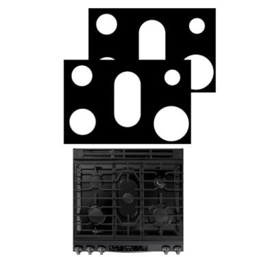 Imagem de Qfrenetall Protetor De Fogão Para A Gás Samsung 30 Polegadas, Pacote Com 2, Revestimento Cooktop Nx60T8111, Nx60T8311, Nx60T8511, Nx60T8711, Nx60T875