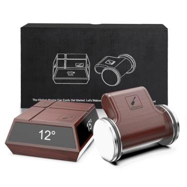 Imagem de imarku Afiador De Facas Rotativo, Kit Afiação Feito Material Abs Com 2 Discos Diamante, 4 Ângulos Magnéticos (12°/13°/15°/20°) Para Cozinha, Wüsthof, Zwilling, Shun, Etc.