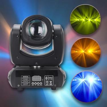 Imagem de araga 1 Peça De Cabeça Móvel Led 100W Feixe Dmx Luz Palco Com 8 Cores Gobos Prisma Rotativo Efeito Som Para Festa Dj Clube Evento Ktv Discoteca