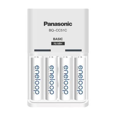 Imagem de Carregador Pilhas Eneloop Aa/Aaa Com 4 Pilhas Aa - Panasonic
