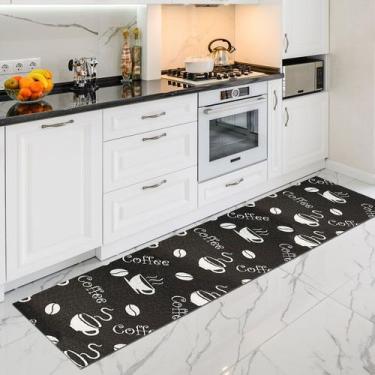 Imagem de 1 Tapete Passadeira Cozinha Absorvente 48 x 160 Oa Ptk Vr - Idealiza, 