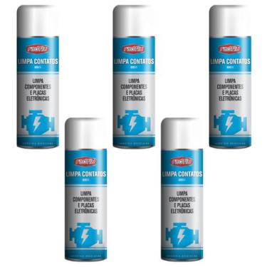 Imagem de Kit 5 Limpa Contato Elétrico Conectores Pc Radflu 300Ml