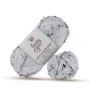 Imagem de Fio médio Baby Bee para crochê, novelo de acrílico macio, 180 metros para cobertores, chapéus e acessórios DIY