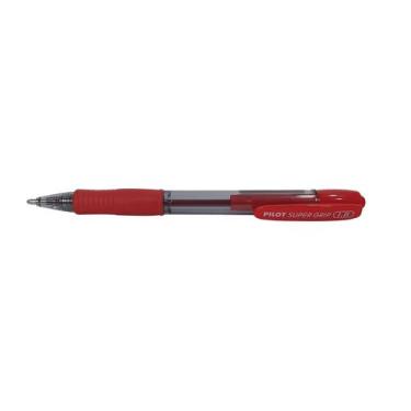 Imagem de Caneta Super Grip Pilot 1.6 mm Esferográfica Ponta Grossa, Vermelho