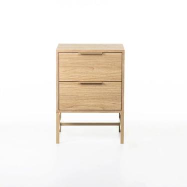 Imagem de Mesa de Cabeceira Square 2 Gavetas 60 cm x 43 cm x 40 cm Tauari