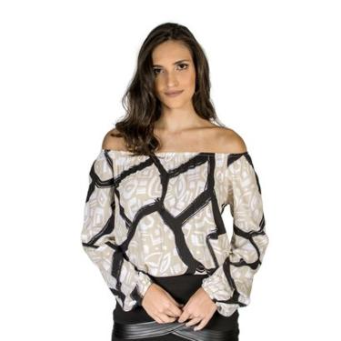 Imagem de Blusa Estampa Militar Gisele Handbook-Feminino