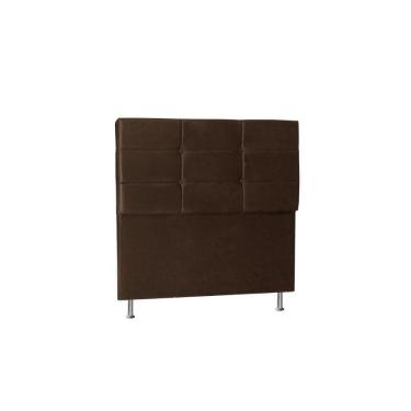 Imagem de Cabeceira Tóquio 1,60 Cm Cama Box Queen Suede Marrom