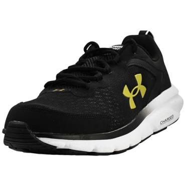 Imagem de Under Armour Charged Assert 9 Tênis de corrida masculino, Preto (007)/ouro metálico, 41