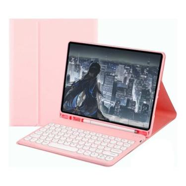 Imagem de Capa para Tablet + Teclado com Tampa Redonda iPad 10ª Geração/iPad 11ª Geração 10.9 Polegadas