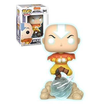 Imagem de Funko Pop! Avatar The Last Airbender Aang on Airscooter Glow in The Dark GITD Chase Special Edition Sticker Figure ** FUNKOFILIA STORE**